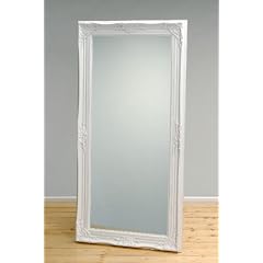 HOCHWERTIGER SPIEGEL WEISS BAROCK WANDSPIEGEL 120x60cm