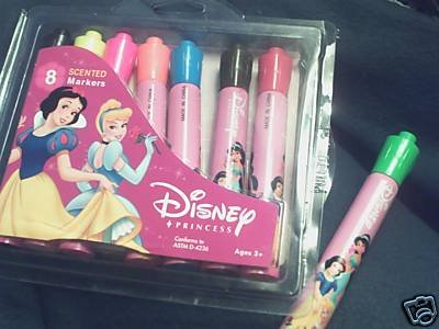 Childrens Toyshop  Toys : Disney Princess Scented Markers