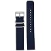 Nylon Watch Band Fits Seiko Watches Strap Blue Stainless Heavy Buckle 18 millimeter