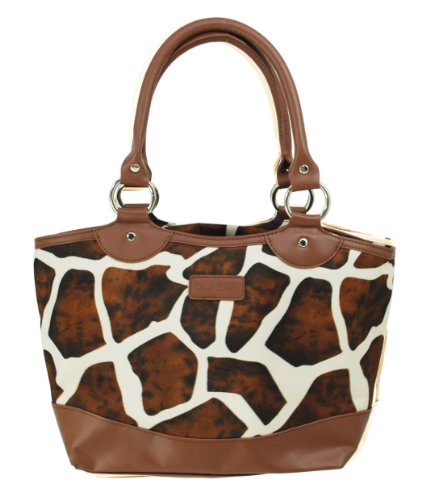 Sachi 36-085 Insulated Fashion Lunch Tote, Giraffe