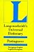 Book Langenscheidt's Universal Portuguese Dictionary: English-Portuguese/Portuguese-English