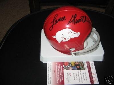 Lance Alworth Autographed Mini Helmet - Arkansas hof Jsa coa - Autographed NFL Mini Helmets