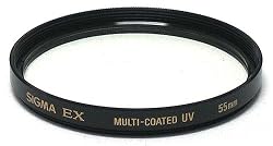 Sigma 55mm UV (Ultra Violet) Multi-Coated EX Glass Filter