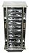 Fine Quality Luxury Gift for Her - 38" Black Lacquer Oriental Jewelry Armoire - w/ MOP Ladies