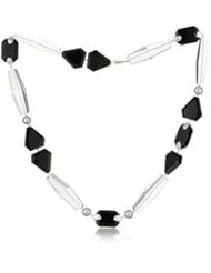 Ivanka Trump "Soho Bead" White Gold Mixed Cut Stone and Pearl Necklace