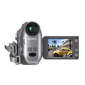 Sony DCR-HC32 MiniDV Handycam Camcorder with 20x Optical Zoom, Handycam Station, & Extra NPFP50 Battery