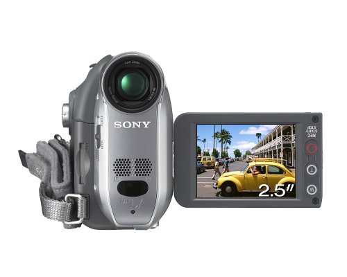 Sony DCR-HC32 MiniDV Handycam Camcorder with 20x Optical Zoom, Handycam Station, & Extra NPFP50 Battery