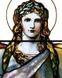 Frameable Art Card - Angel of Charity by Tiffany Studios