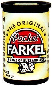 Original Pocket Farkel Miniature Set (Yellow Dice) by Legendary Games