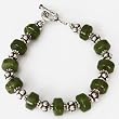 EXP Handmade Chrysocolla & Silver Bracelet