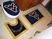 NCAA West Virginia Mountaineers 3-Piece Bath Rug Set