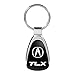 Au-TOMOTIVE GOLD Tear Drop Key Chain for Acura TLX (Black)