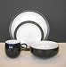 Denby Jet Black Dinnerware Set, 16 Piece