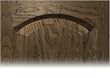 Woodhaven 5461L Long Arched Door Template Pair