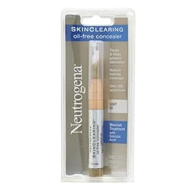Neutrogena Skin Clearing Oil-Free Concealer, Light 02, 0.05 Ounce (1.4 g)