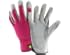 John Deere JD00016/WSM Split Cowhide Leather Gloves, Women's Small/Medium, Pink/Black (1 pair)
