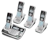 Uniden TRU9585-4 Expandable Cordless Telelphone with 4 Handsets and Answering System