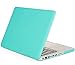 MOSISO Compatible with MacBook Pro 13 inch Case (Model: A1278, with CD-ROM) Old Version Release Early 2012/2011/2010/2009/2008, Protective Plastic Hard Shell Case Cover, Turquoise