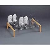 9 PAIR SHOE RACK PINE
