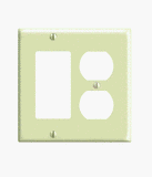 Wall Plates: Leviton 003-80455-00A Plastic Wall Plate