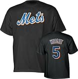 David Wright New York Mets Youth Player Name and Number Black T-Shirt