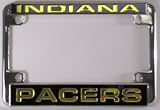 Indiana Pacers Chrome Motorcycle RV License Plate Frame