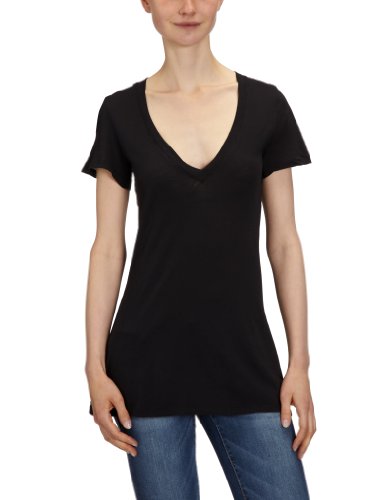Bobi Damen T-Shirt, 525-06080, Gr. 40 (L), Schwarz (Black) Preisvergleich