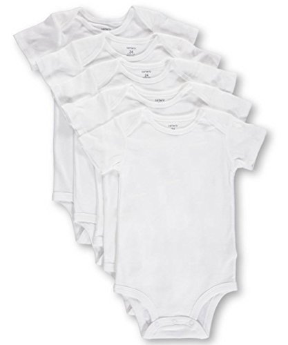 Carters Unisex Baby 5-Pack Short-Sleeve Bodysuits