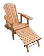Adirondack Chair with Ottoman