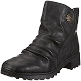 Rieker 90682-00 Doro, Damen Stiefel, Schwarz (schwarz 00), EU 36