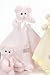 Bearington Baby Pink Bear Hugs Blankie