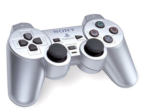 Official Sony Satin Silver DualShock 2 Controller (PS2)
