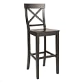 X-Back Counter Stool - Soft Black (24")