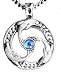 Nordic DOLPHIN TRISKILIAN Celtic Knot Pendant Necklace