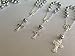25 pc Baptism Favors Mini Rosaries Silver Plated/ Recuerditos De Bautismo/ Christening Favors/ Decenarios/ Decades/ Finger Rosaries