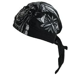 Fitted Bandana Du Rag Scarf Wrap Headwrap Tribal Skull