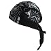 Fitted Bandana Du Rag Scarf Wrap Headwrap Tribal Skull