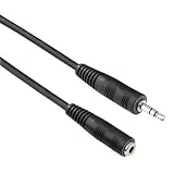 Produkt-Bild: Hama Audio-Kabel 3,5-mm-Klinken-Stecker/Kupplung Stereo, 5 m