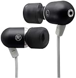 Radius Atomic Bass Aluminum Earbuds - Color Black