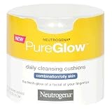 Neutrogena PureGlow Daily Cleansing Cushions Combination/Oily Skin 24 Dual-Textured Cushions ( 3.25 Inches )
