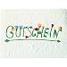 Schrift Karte - Gutschein