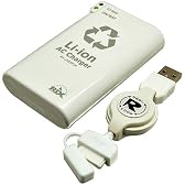 Rix リチウムイオン式 携帯電話充電器 MP3対応 au用充電ケーブル付き RX-JAB592A