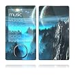 Path To The Stars Design Skin Decal Protective Sticker for Zune 80GB / 120GB
