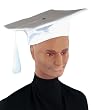 White Graduation Hat - Adult Std.