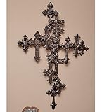 IMAGE OF Multi-Cross Metal Wall Plaque