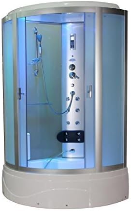 42" x 42" x 86.2" Sliding Door Steam Shower Enclosure Unit by Eagle Bath