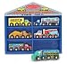 MELISSA & DOUG DELUXE WOODEN BIG RIG TRUCKS SET