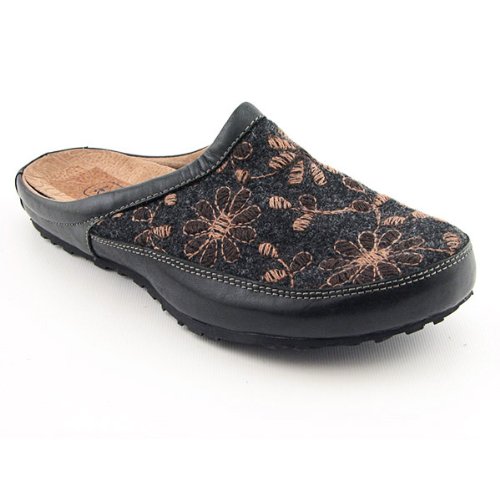 Hush Puppies Logan Square Clogs Shoes Black Womens