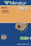 Produkt-Bild: Menalux 2072 P, 10 Staubbeutel, Papier, passend f&uuml;r Siemens / Bosch