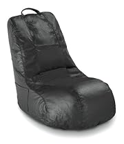 Ace Bayou Video Bag 6Cu Black W/Lycra L Shaped Bean Bag